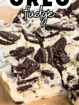 inside of Oreo fudge